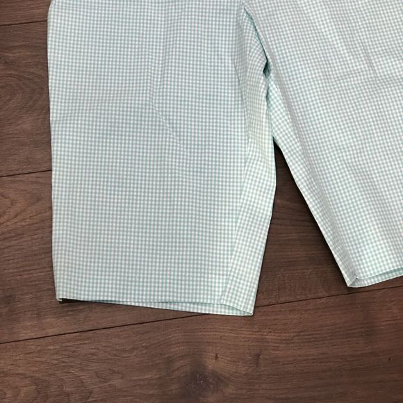 Pantology Blue & White Cotton/Spandex cuffed Women Capri Pants NEW SZ 8 - Picture 7 of 13